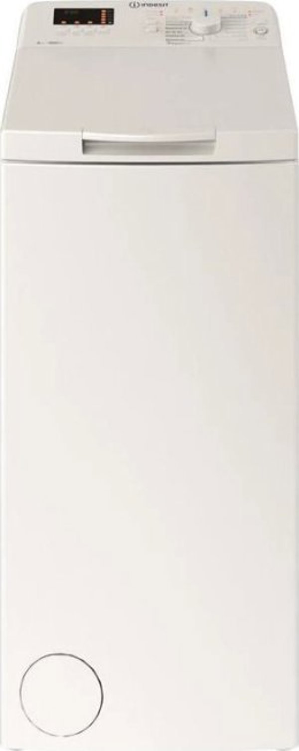 Πλυντήριο Ρούχων Indesit BTW S60400 PL/N, 6kg, 1000 Στροφές, Άνω Φόρτωση, Λευκό