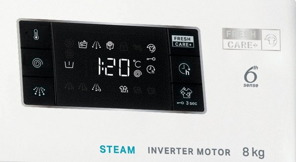 Πλυντήριο Ρούχων Whirlpool FFB 8258 WV EE, 8kg, Τεχνολογία 6ης Αίσθησης, Λευκό
