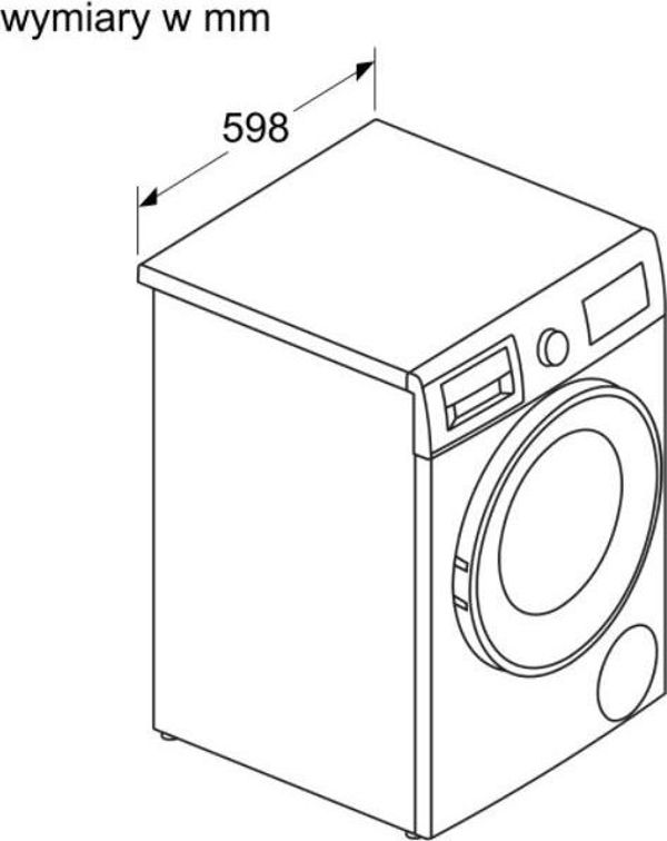 Bosch WNA13401PL Πλυντήριο-Στεγνωτήριο Ρούχων με Τεχνολογία Ατμού και SpeedPerfect, Λευκό