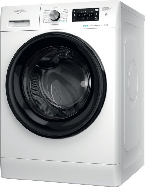 Πλυντήριο Ρούχων Whirlpool FFB 9479 BV EE, 9kg, 1400 Στροφές, Ενεργειακή Κλάση A, Λευκό, Βάθος 63cm