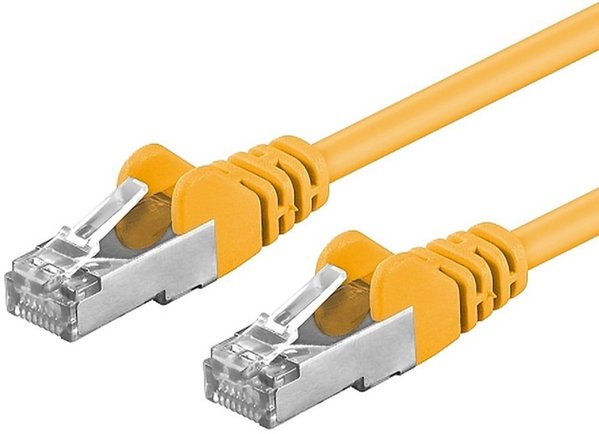 PremiumCord SP6ASFTP100Y καλώδιο δικτύου κίτρινο 10 μ Cat6a S/FTP (S-STP)