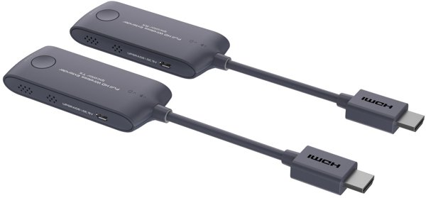 PREMIUMCORD HDMI Wireless extender, Mini, FULL HD 1080p na 20m, Šedá