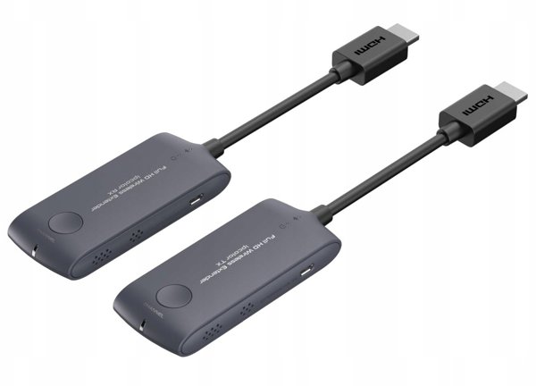 PREMIUMCORD HDMI Wireless extender, Mini, FULL HD 1080p na 20m, Šedá