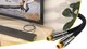 PremiumCord optický audio kabel Toslink, OD:7mm, Gold-metal design + Nylon, 0.5m