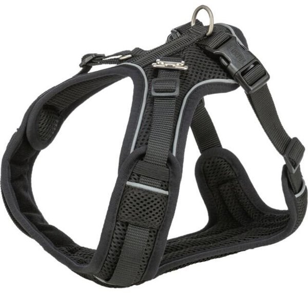 Premium FlexMesh szelki dla psa czarne XS–S 40–57 cm 15 mm