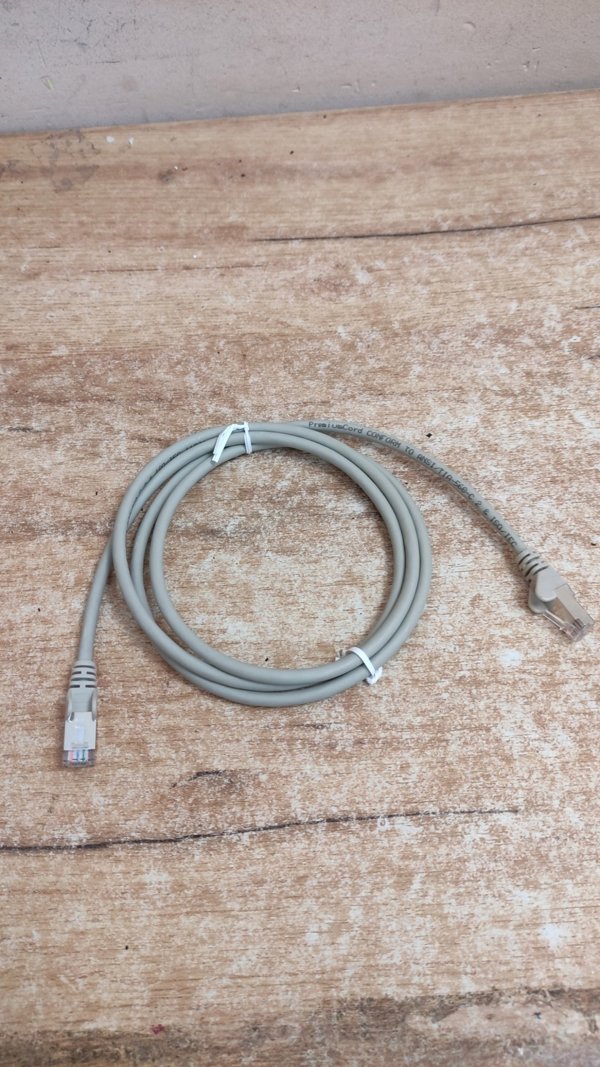 PremiumCord Patch Καλώδιο CAT6a S-FTP RJ45-RJ45, 2m, Γκρι