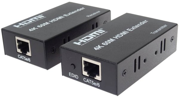 PremiumCord HDMI2.0 extender na 60m přes jeden kabel Cat5e/Cat6/Cat7