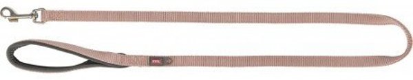 Premium λουρί για σκύλο, ροζ ταινία, M–L: 1.00 m/20 mm