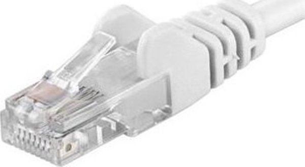 PremiumCord Patch kabel UTP RJ45-RJ45 CAT5e 7m bialy