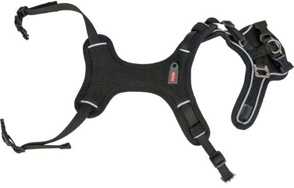 Premium FlexMesh, λουρί για σκύλους M: 58–80 cm/20 mm, μαύρο, κατάλληλο για μπουλντόγκ και μάρτινς