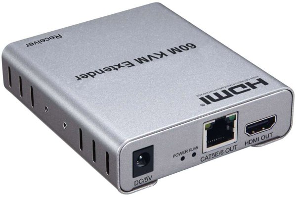 PremiumCord HDMI KVM extender s 2xUSB na 60m s audiem přes jeden kabel Cat5/6