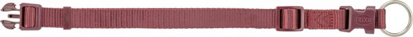 Premium κολάρο σκύλου, μπορντό, S: 25–40 cm/15 mm