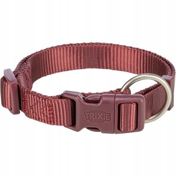Premium περιλαίμιο για σκύλο, μπορντό, L–XL: 40–65 cm/25 mm