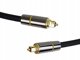 PremiumCord optický audio kabel Toslink, OD:7mm, Gold-metal design + Nylon, 1m