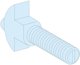 Prisma Set Zestaw srub do mocowania szyn M8 LVS04766