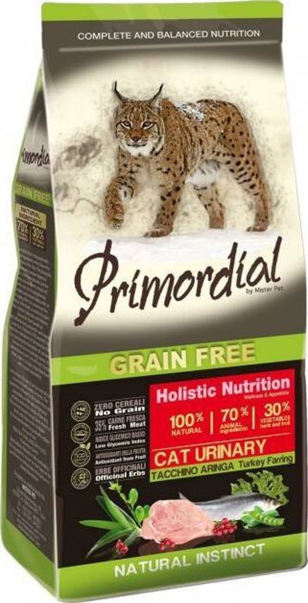 Primordial Primordial Karma Για Γάτες Urinary Γαλοπούλα Ρέγγα 400g