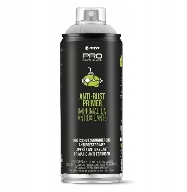 Montana Primer Aeroz Αντισκωριακό Αστάρι Σπρέι Γκρι 400ml