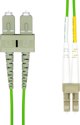 Καλώδιο Οπτικών Ινών ProXtend LC-SC UPC OM4 Duplex 5m, Πράσινο - FO-LCSCOM5D-005