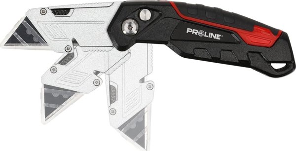 Pro-Line Πτυσσόμενο Μαχαίρι με Λεπίδα Τραπεζίου SK5 Μαύρο (1+3 τεμάχια), PROLINE