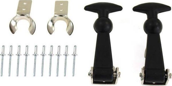 ProRacing Zapinki klapy PRO Black