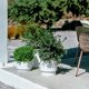 Prosperplast Γλάστρα HEOS Λευκή (DBHEN400-S449)