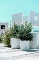 Prosperplast Γλάστρα HEOS Λευκή (DBHEN400-S449)