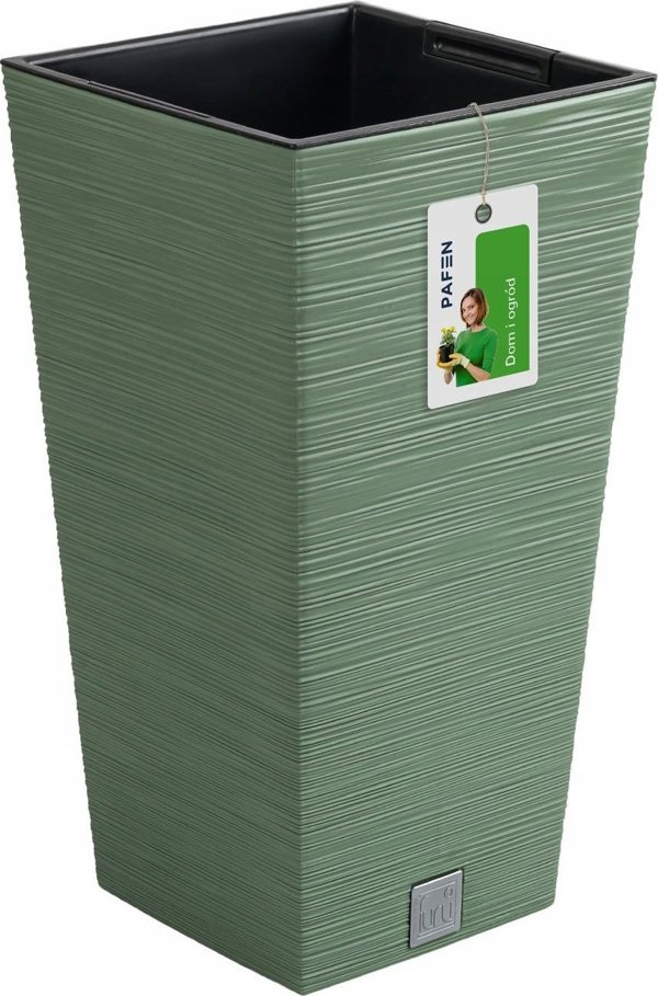 Prosperplast Doniczka na kwiaty Donica Furu DFSH300 Zielona