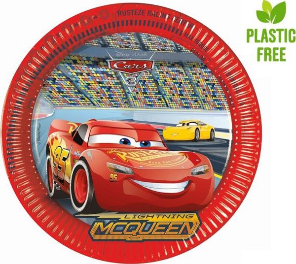 Χάρτινα πιάτα PROCOS Cars 3, 23cm, 8 τεμ. (χωρίς πλαστικό)