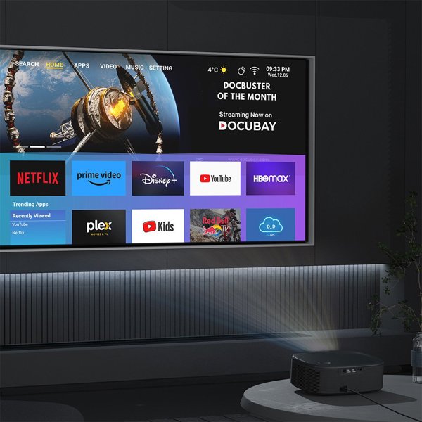 Projektor Manta Projektor rzutnik SMART TV Android WiFi Bluetooth MultiVision PRO PMA502A24