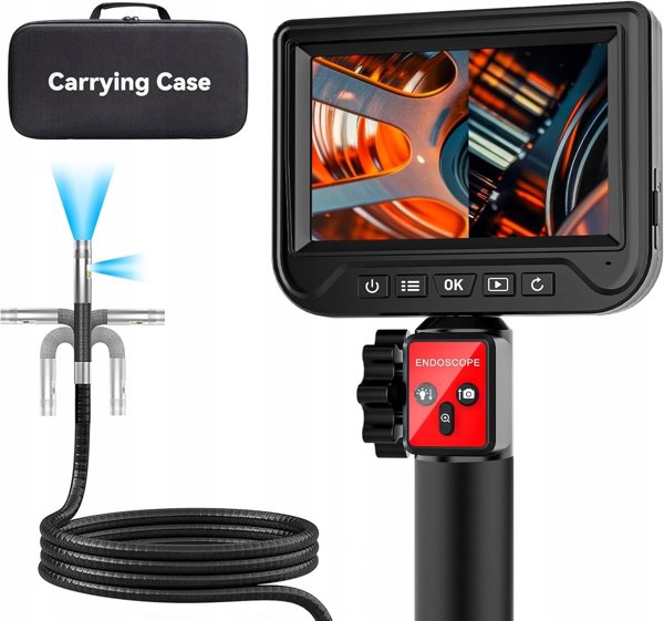 Profesjonalny Endoskop Kamera Inspekcyjna Zdjecia Filmy 1080p 5” 2.7m Ip67 Az-t50m-2w-3m