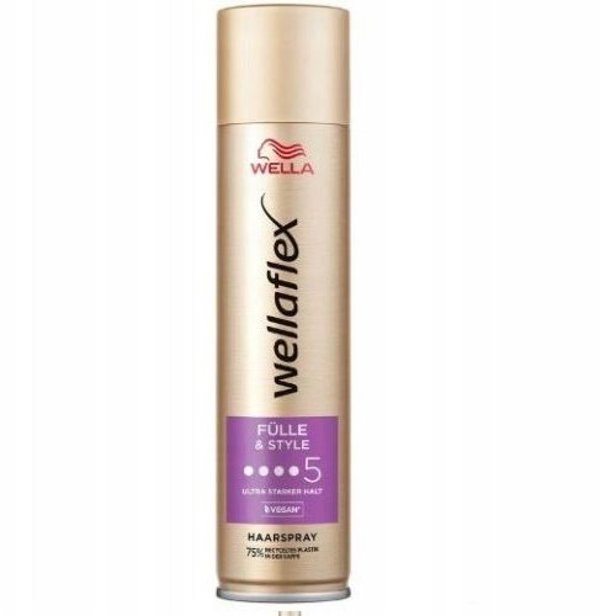 Wellaflex Λακ Μαλλιών Fullness For Thick Hair, Δυνατό Κράτημα, 250ml