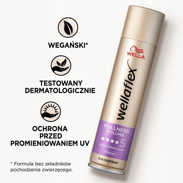Wellaflex Λακ Μαλλιών Fullness For Thick Hair, Δυνατό Κράτημα, 250ml