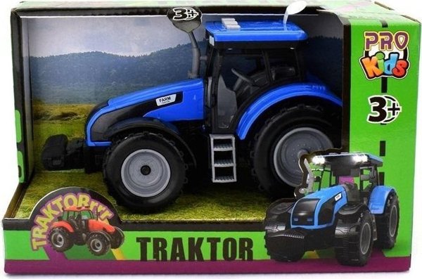 Pro Kids Τρακτέρ Παιχνίδι με Φώτα LED και Ήχους, Λειτουργία Κόρνας και Κινητήρα, 3xAG13 Μπαταρίες Περιλαμβάνονται