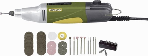 Proxxon IBS/E Πολυεργαλείο Ακριβείας PR28481, 100W, Με Κεφαλή από Χυτό Αλουμίνιο για Διάτρηση, Λείανση & Κοπή