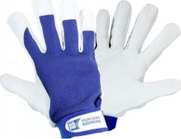 Profix Rekawice ze skory koziej niebieskie "9" P270209K