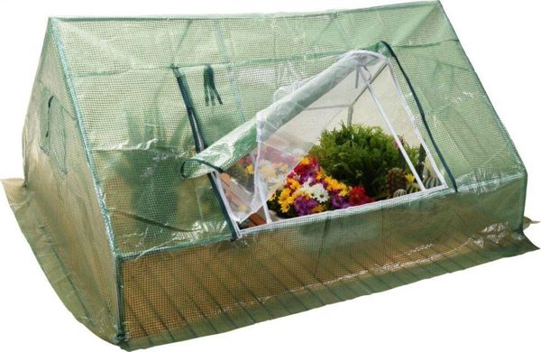 ProGarden Μίνι Θερμοκήπιο Κήπου με Μεταλλικό Σκελετό, 130 cm x 180 cm x 93 cm