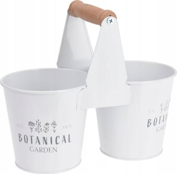 PROGARDEN Γλάστρες για βότανα κουζίνας BOTANICAL, ξύλινη λαβή