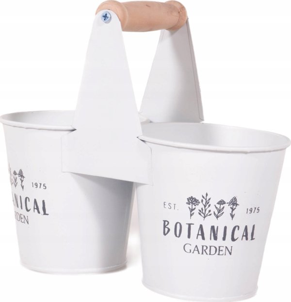 PROGARDEN Γλάστρες για βότανα κουζίνας BOTANICAL, ξύλινη λαβή