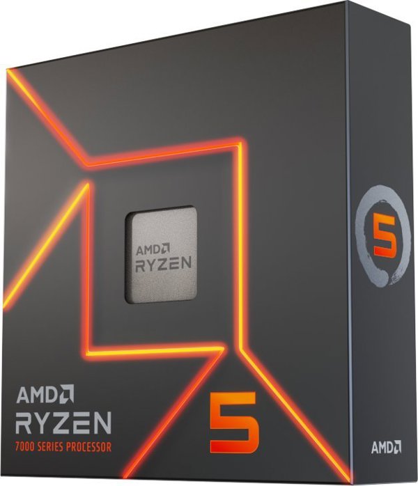 AMD Ryzen 5 7600X Επεξεργαστής 4.7GHz, 6 Πυρήνες, 32MB Cache, Socket AM5, BOX (100-100000593WOF)