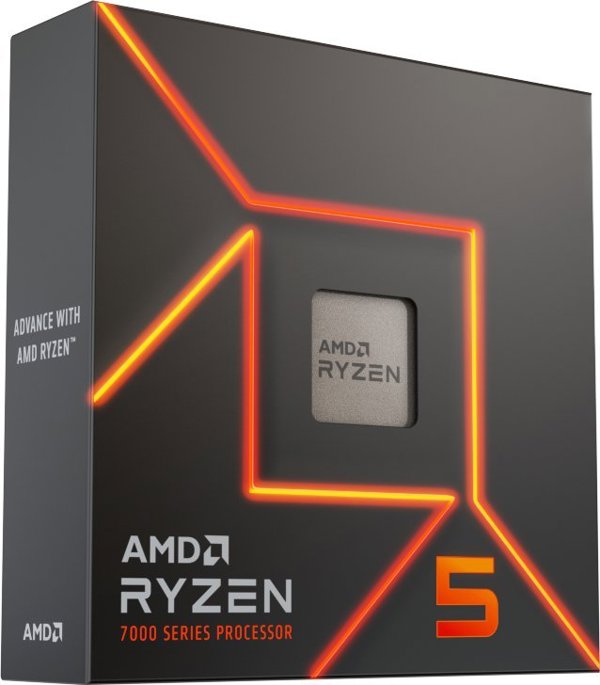 AMD Ryzen 5 7600X Επεξεργαστής 4.7GHz, 6 Πυρήνες, 32MB Cache, Socket AM5, BOX (100-100000593WOF)