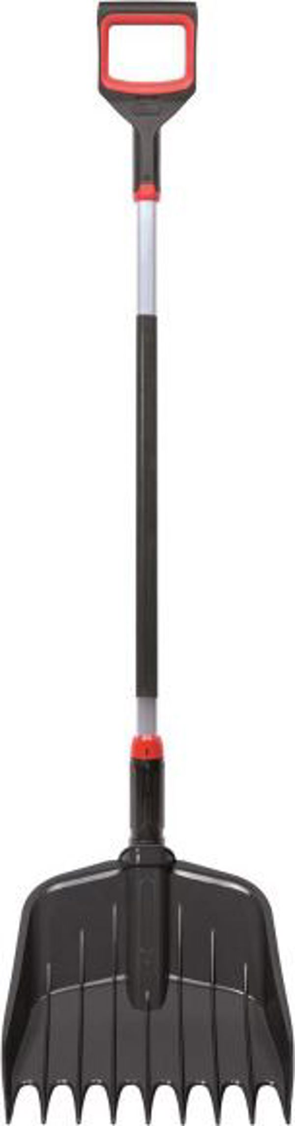 Prosperplast Rake Loader ILG2 Φτυάρι-Τσουγκράνα Κήπου 2 σε 1, Πλάτος 385mm, με Αλουμινένιο Στυλεό