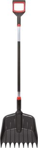 Prosperplast Rake Loader ILG2 Φτυάρι-Τσουγκράνα Κήπου 2 σε 1, Πλάτος 385mm, με Αλουμινένιο Στυλεό