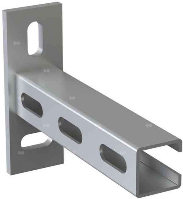 Niczuk Προφίλ Τοποθέτησης Τύπου A2,0, 30x30x2,0 mm, Περιστρεφόμενη Γωνία 90°, Μήκος 450 mm