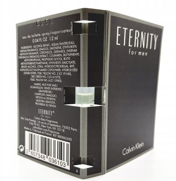 Δείγμα - Calvin Klein Eternity Men EDT 1,2ml