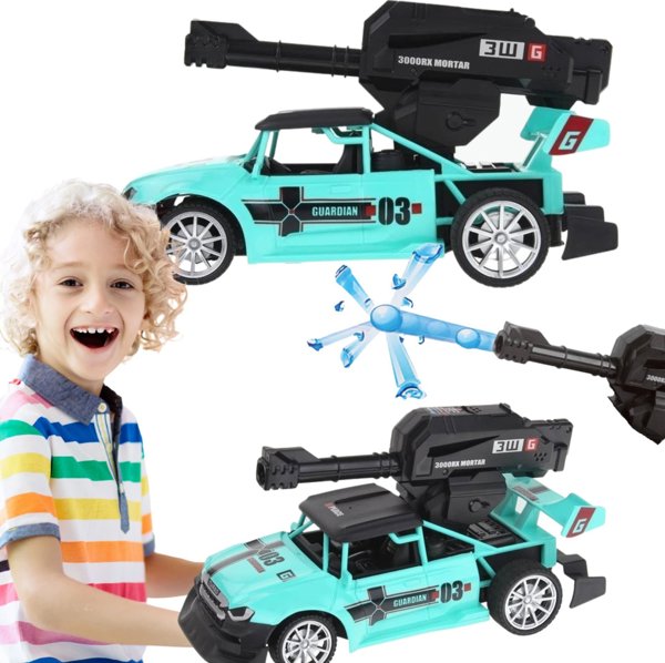 ProNice Samochod na baterie auto wyrzutnia strzelajaca kulki zelowe LED