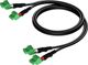Procab CLA830 Καλώδιο Σύνδεσης Τερματικού Μπλοκ x2, 1m, Μαύρο