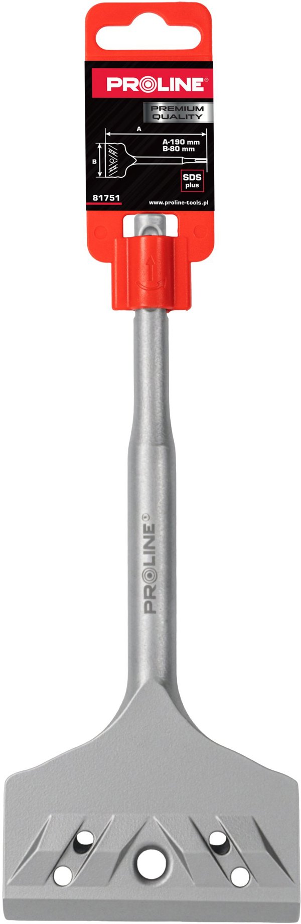 Σμίλη PRO SDS-plus για διάτρηση, κεκαμμένη 20°, 80x190mm, proline
