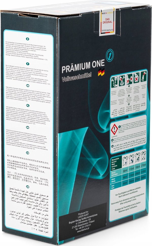 PRÄMIUM ONE Σκόνη Πλυσίματος Color 3kg - Απορρυπαντικό Ρούχων