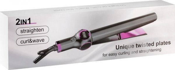 Activeshop Ισιωτική Μαλλιών 2in1 K-148 με Επίστρωση Τουρμαλίνης για Ίσιωμα και Μπούκλες