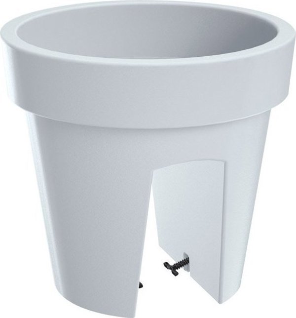 Prosperplast Ζαρντινιέρα Μπαλκονιού Lofly Railing DLOFR250 Λευκή 25cm